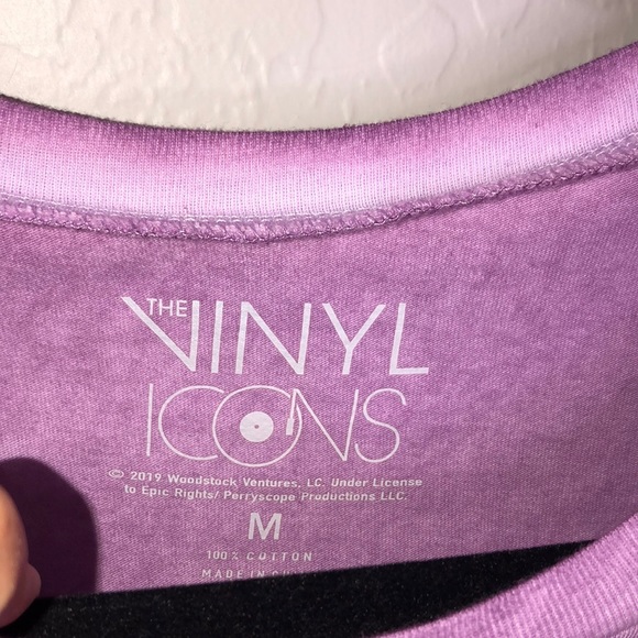 The Vinyl Icons Woodstock Ticket T-Shirt Cotton - Picture 5 of 8